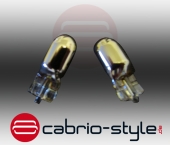 Chrombirnen 12V 5W für Seitenblinker